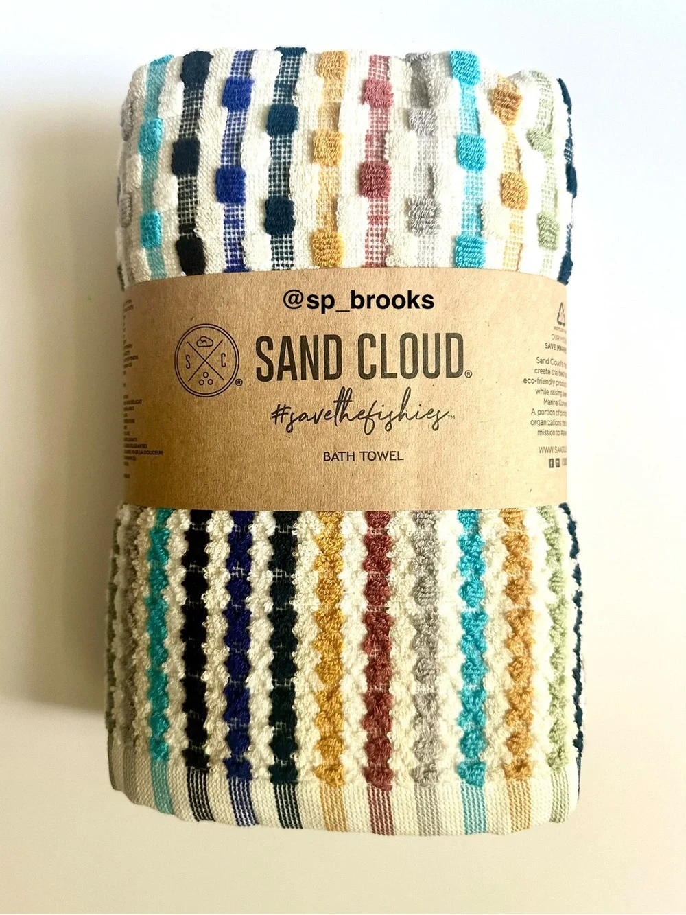 🎁Sand Cloud Bath Towel TJS24BTO006MLTOS Sand Cloud Saturnia Bath Towel - 30”x60”